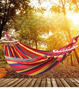 Customizable Durable Canvas Anti-Rollover Single and Double <b>Hammock</b> for <b>Camping</b> Promotion Canvas <b>Hammock</b> - Product Image 2