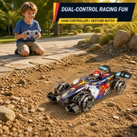 Voiture télécommandée éducative 2,4 GHz F1 Stunt Drift avec retour automatique, utilisation intérieure-extérieure, batterie au lithium pour enfants