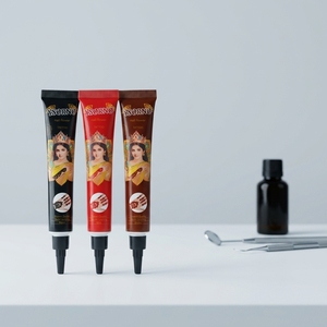 Cône de henné naturel noir or de qualité export, respectueux de la peau, pour <span class=keywords><strong>tatouage</strong></span> corporel DIY pour festivals et fêtes - Product Image 1