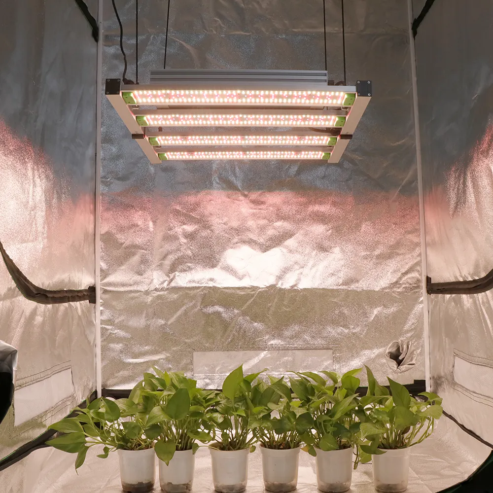 YXO YUXINOU stok hidroponik dim LED ışık kapalı bitki çiçek büyüyen 320w ışık büyümeye yol açtı