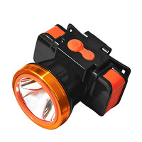 Lampe frontale LED rechargeable pour la pêche nocturne et le camping, portée longue de 200-500 m, lampe de mineur d'extérieur