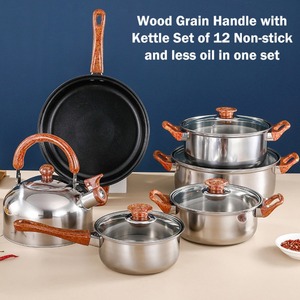 <span class=keywords><strong>Set</strong></span> di <span class=keywords><strong>pentole</strong></span> da cucina antiaderente di Design moderno da 6 pezzi con manico staccabile a <span class=keywords><strong>induzione</strong></span> compatibile con <span class=keywords><strong>pentole</strong></span> in metallo sostenibile <span class=keywords><strong>Set</strong></span> di <span class=keywords><strong>pentole</strong></span> - Product Image 2
