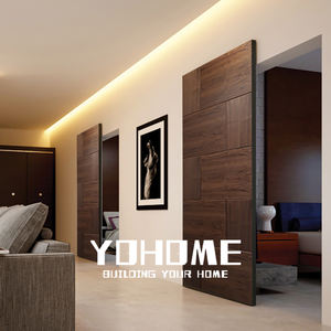 Porte Scorrevoli Interne USA per Camera da Letto, Telaio in Alluminio Invisibile, <span class=keywords><strong>Porta</strong></span> <span class=keywords><strong>Scorrevole</strong></span> Magica Invisibile per Appartamenti - Product Image 3