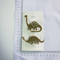 Epingles à cheveux pour fille, pince à café OEM ODM, japonais, clip de tempérament, crème à café, accessoires pour cheveux d'animaux de dinosaure, 1 pièce