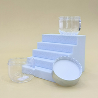 Bouteille en plastique vide unique de forme de capsule de récipient de double tube transparent pour des bouteilles en plastique de médecine et de vitamines