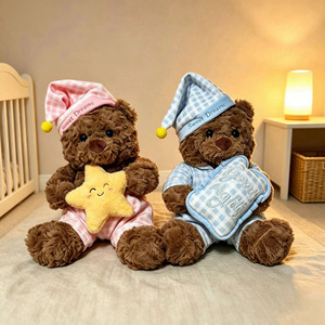 Set Peluche Agnello Buonanotte OEM ODM con Pigiamino Rosa, Decorazione per Cameretta, Bambola Comfort per il Sonno, Regalo per Neonati e Baby Shower - Product Image 2