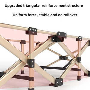 Hot Sale Customized Foldable Camping <b>Cot</b> High Quality Modern Design Lightweight Metal for Hospital Park Use Factory Wholesale TT - Product Image 5