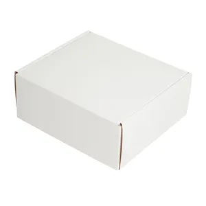 Oem Factory Price Custom Size And Printing Modern Gift Medium Corrugated White Mailing Box