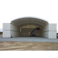Abri de stockage moderne en PVC à structure métallique pour entrepôt, conteneur maritime, auvent, garage, dôme, tente, étanche, à prix bas