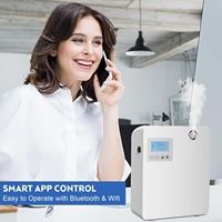 Diffuseur d'huiles essentielles professionnel intelligent sans eau 300 ml pour système de climatisation commercial, diffuseur électrique en plastique avec WIFI