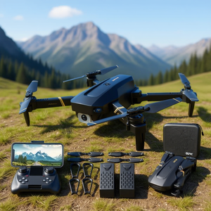 Mini drone pieghevole 4DRC V4 1080P HD con 3 batterie e telecomando per adulti e bambini - Product Image 2