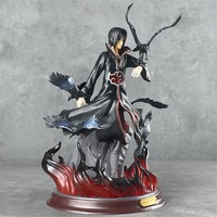 Figura de PVC de Itachi Anime GK, Modelo de Estatua, Adorno de Escritorio, Exhibición de Llama Negra para Coleccionistas