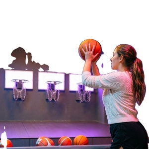 Jeu éducatif interactif de précision pour lancer – Utilisation en extérieur pour parcs de trampolines, jardins et maternelles – Métal et plastique – Haute capacité - Product Image 4