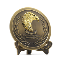 Émirats arabes unis Fête nationale Émirats arabes unis Plaque en bronze moulé en métal 3D en alliage de zinc coloré Plaques rondes plaquées en laiton Plaques de récompense