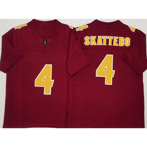 Grosir kaus sepak bola Amerika berventilasi cepat kering poliester 100% lengan pendek pria dengan bordir 3D untuk Universitas Arizona - Product Image 2