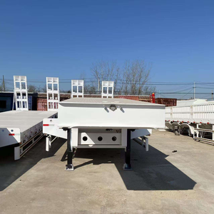 Nouvelle semi-remorque surbaissée d'occasion à 3/4 essieux, capacité 1-2 tonnes, dimensions 12,5x2,5x1,5m, 2000kg, Fengniao Shandong - Product Image 5