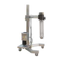 Machine à émulsionner mobile à grande vitesse avec système de levage hydraulique, émulsifiant pour crème