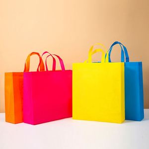 Bolsa de Compras de Tela No Tejida Vibrante de 10 Colores con Logotipos Personalizados, Ideal como Regalo - Product Image 6