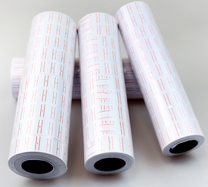 Factory Supply Price Gun Label Sticker Shop Price Gun Label Price Label Tag <strong>Adhesive</strong> Sticker Logo <strong>Letter</strong> for Supermarket Paper - Product Image 2