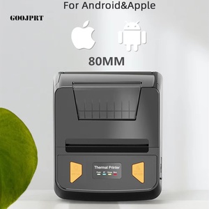 เครื่องพิมพ์ฉลากความร้อนขนาดเล็กแบบพกพาสำหรับ IOS แล็ปท็อป iPad คอมพิวเตอร์ ขนาด 80 มม. 3 นิ้ว ไม่ต้องใช้หมึก สำหรับร้านอาหาร - Product Image 1