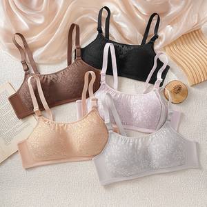 Женский кружевной бюстгальтер с цветочным принтом - Product Image 1