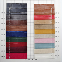 Tissu en similicuir grainé tonal magenta 0,9 mm, 54 pouces, avec support brossé, pour sacs à main et panneaux de tête de lit, 20 couleurs, MOQ 1 yard