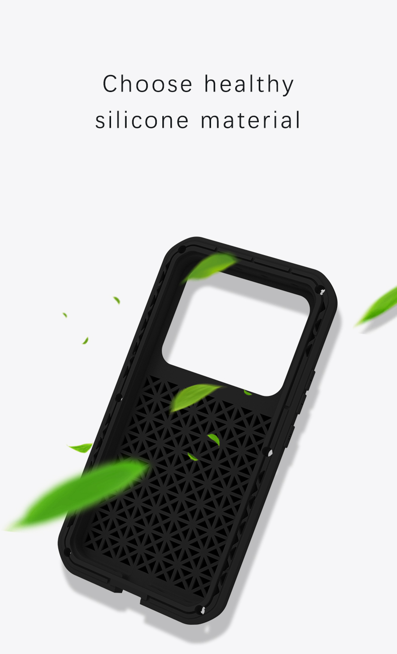 LOVE MEI per iPhone 15 Pro Max Custodia, Outdoor Heavy Duty