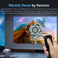 Projecteur vidéo Home Cinéma Hotack L012 HD, projecteur intelligent Android Wifi, projecteur LCD mini