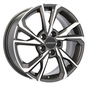 Kipardo 17 inç 5x114.3 dövme alüminyum alaşım tekerlek cilalı 40mm ET Honda Accord için <span class=keywords><strong>Civic</strong></span> CR-Z için CR-V FR-V yeni durum - Product Image 2