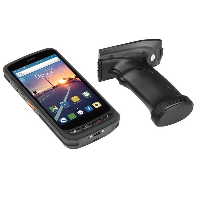 Android 11/13 4G Computer Handheld PDA 1D 2D QR Barcode Scanner NFC Reader Inventory Mobile Data Terminal IP65 8000mAh