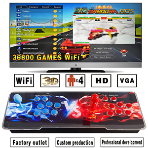 Console de jeu vidéo rétro de haute qualité <span class=keywords><strong>PSP</strong></span> Pandora 3D 36800 en 1 avec joystick de jeu <span class=keywords><strong>d</strong></span>'arcade, prise en charge FC/GBC/MD, multijoueur, 64 Go - Product Image 2