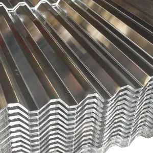 Feuille de toiture en métal ondulé galvanisé de haute résistance Toiture en tôle d'acier DX51D Gi