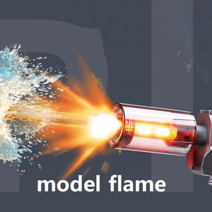 2025 Hot vendendo verão ao ar livre de longo alcance elétrico água arma brinquedo grande capacidade elétrica som luz água arma brinquedo para crianças - Product Image 4