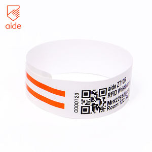 병원 환자 ID 팔찌 일회용 <span class=keywords><strong>RFID</strong></span> 의료 감열 종이 팔찌 NFC 팔찌 이벤트를위한 맞춤형 <span class=keywords><strong>RFID</strong></span> 팔찌 - Product Image 3