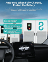 Station de recharge rapide DC pour véhicules électriques 360/480 kW CCS2 250 A 380 V, usage commercial, borne de recharge intelligente à courant de sortie ajustable