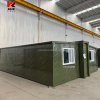 Maison conteneur extensible avec cuisine 20ft 40ft pour dortoir de travailleurs de chantier