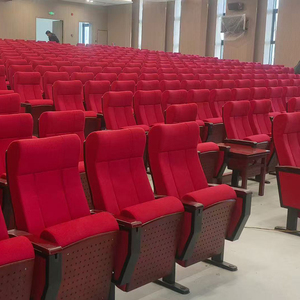 Sillas apilables para auditorio, iglesia, conferencias, teatro y cine, con estructura metálica, venta al por mayor - Product Image 1