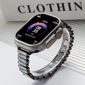 <span class=keywords><strong>Bracelet</strong></span> pour <span class=keywords><strong>Apple</strong></span> <span class=keywords><strong>Watch</strong></span>, <span class=keywords><strong>bracelet</strong></span> coloré irrégulier pour femmes, compatible avec iWatch 1-9, style minimaliste délicat et populaire - Product Image 4