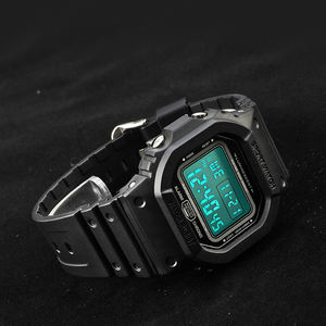Chronograph Countdown Digital Watch Unisex Fashion Outdoor Sport Luminous Rubber Band Waterproof Alarm <b>Clock</b> Watch - Product Image 6