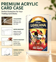 Boîtier de protection en acrylique personnalisé écologique de 5 mm pour Lorcana Blister Booster Pack, support de rangement rigide anti-poussière pour TCG