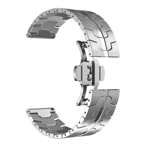 Correa de Acero Inoxidable Transpirable de Lujo Tengyue de 22 mm para Redmi <span class=keywords><strong>Watch</strong></span> <span class=keywords><strong>5</strong></span> Active/<span class=keywords><strong>Lite</strong></span> <span class=keywords><strong>Samsung</strong></span> Galaxy Watch8 - Product Image 1