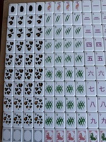 Jeu de Mahjong Créatif en Acrylique Effet Dessin Animé, Finition Patinée à la Main, pour Divertissement à Domicile et Fêtes, Design Animal Panda, Emballage Boîte en Bois