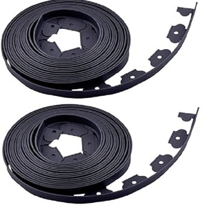 Bordure de pelouse flexible, bordure de jardin, bordure de pelouse résistante aux intempéries, bordure de pelouse en plastique avec des piquets de fixation robustes - Product Image 2