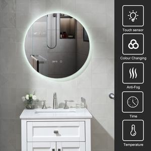 Espejo de baño grande con Sensor de atenuación táctil, espejo inteligente Led con pantalla de temperatura - Product Image 3