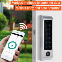 Système de contrôle d'accès par clavier tactile Bluetooth H4-BT, IP66, contrôleur d'entrée intelligent avec carte RFID, code PIN et gestion par application mobile