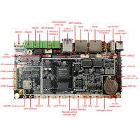 Nueva Placa de Desarrollo Android Rockchip RK3576 Quad Core A72+A53, Módulo LPDDR4 de 64 GB, 4G LTE, EMMC, Gráficos Integrados Mali G52