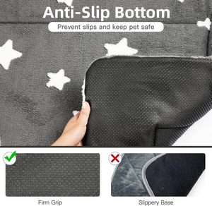 Almohadilla para caja de mascotas, cama para perrera para perros, alfombrilla lavable, bonita estrella, cama para mascotas para jaula, almohada plana ultrasuave, cojín, alfombrilla antideslizante para mascotas - Product Image 3