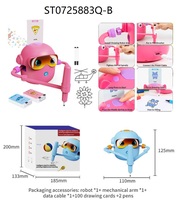 ITTL interactif jouet éducatif dessin Robot illumination enfant Intelligent peinture Robot éducation précoce anglais jouet pour enfants