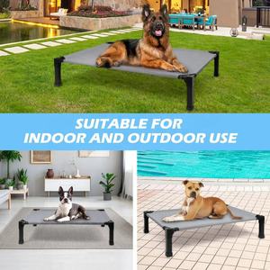 Oem Waterdicht Wasbaar 2in1 Verhoogd Hondenbed Met Luifel Petentbed Voor Binnen En Buiten - Product Image 5