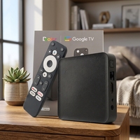 Boîtier TV intelligent Android 14 certifié GTV Dcolor GD2, Amlogic S905Y4, 4K UHD, 2 Go + 32 Go, Wi-Fi 2,4 G/5 G, BT 5.0